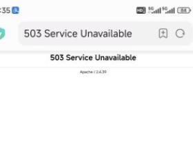 我爱代挂网打不开提示503怎么办?